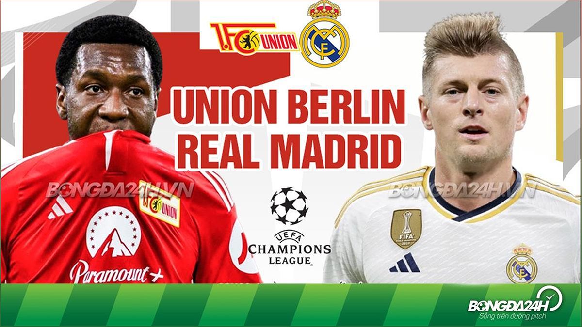 Real Madrid vs Union Berlin: Trận đấu quyết định tại Champions League