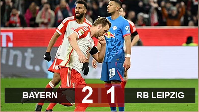 Bayern Munich giành chiến thắng 2-1 trước RB Leipzig - -815833801