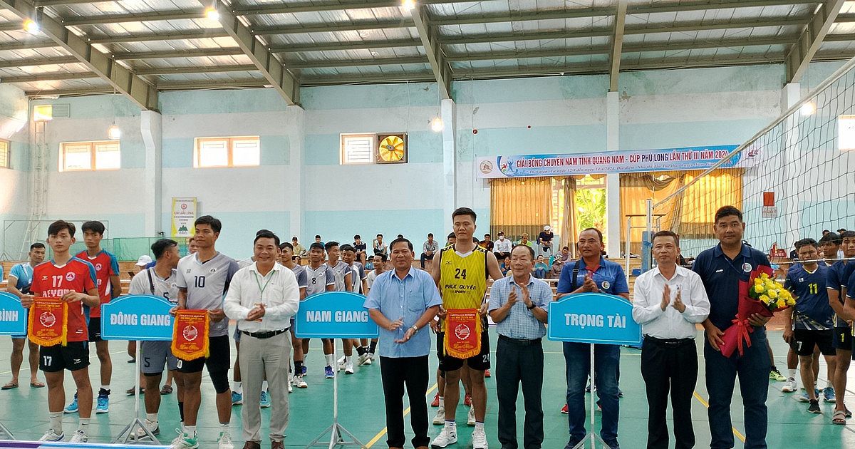 Giải bóng chuyền nam vô địch tỉnh Quảng Nam: Cơ hội thể hiện tài năng và giao lưu - -1650034743