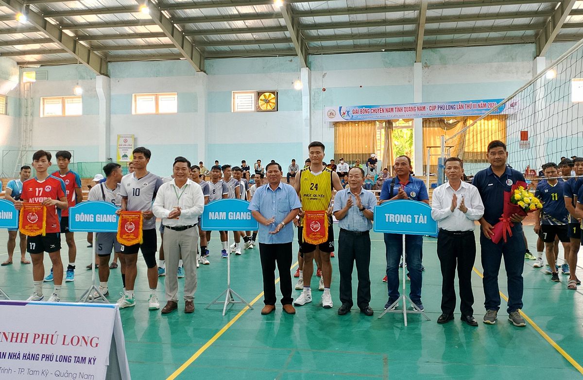 Giải bóng chuyền nam vô địch tỉnh Quảng Nam: Cơ hội thể hiện tài năng và giao lưu - -763008484