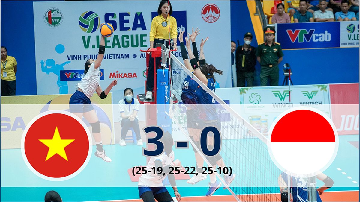 Đội tuyển bóng chuyền nữ Việt Nam ghi dấu ấn tại chặng 2 SEA V.League 2023